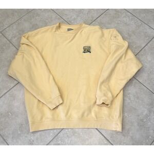 Green Bay Packers Football Hall of Fame Yellow Sweatshirt Cutter & Buck Sz 2x **